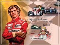Formuła 1 Ayrton Senna samochody blok #16ST10115b