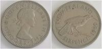 Nowa Zelandia 6 pens 1960 r.