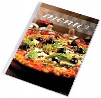 Karta Menu A4 z plakatem Pizza Italiana