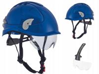 Рабочий шлем вентилируемый строительный шлем с очками 4-точечная высота