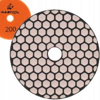 TARCZA DIAMENTOWA POLERSKA 100MM DYSK DO SZLIFOWANIA GRESU PŁYTEK G200 RZEP