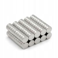 Неодимовый цилиндрический Магнит 5x2 мм, мощный круглый диск, охотник - 100 шт.