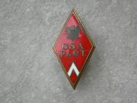 ODZNAKA WOJSKOWA OFICERSKA SZKOŁA ARTYLERII PRZECIWLOTNICZEJ WZÓR 1952.