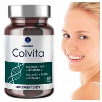 COLWAY Colvita 60 Kapsułek - Kolagen Rybi Liofilizowany + Algi + Wit E