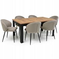 Диван-кровать 90x160/200 ковшеобразных стульев 6 стульев для гостиной