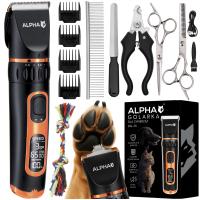 Profesjonalna Maszynka Do Strzyżenia Psów - Cichy Trymer Dla Psa 9w1 Alpha