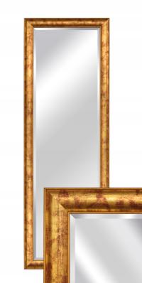 Гламурное зеркало золотисто-красное 136x46 см для гостиной
