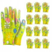 Садовые перчатки детские перчатки красочные 4 12 пар