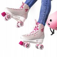 Wrotki Nils Extreme NQ8400 różowy, srebrny