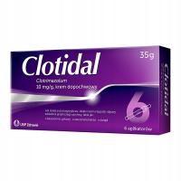 Clotidal, 10 mg/g, krem dopochwowy, 35 g + 6 aplikatorów, USP Zdrowie