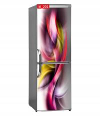 mata na lodówkę magnes abstrakcja fala abstrakcje