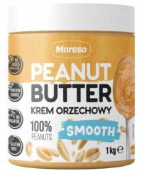 MORESO PEANUT BUTTER KREM ORZECHOWE SMOOTH BEZ GLUTENU 1KG
