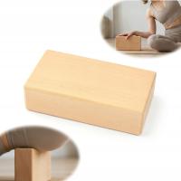 KOSTKA DO JOGI JOGA KLOCEK BLOK BUKOWY drewniany profesjonalny