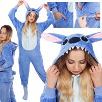 STITCH PIŻAMA KIGURUMI KOMBINEZON DRES PRZEBRANIE ONESIE JEDNOCZĘŚCIOWA
