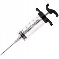 STRZYKAWKA DO PEKLOWANIA MIĘSA SZYNKI WĘDLIN 50ML NASTRZYKIWARKA + 3 IGŁY