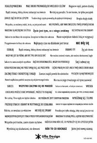 Arkusz UD-A4-54 - Cytaty motywujące - białe