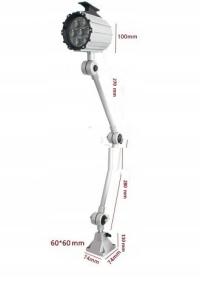 Lampa maszynowa LED 7W - uchylne ramię.