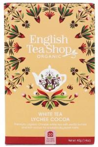 Herbata biała English Tea Lychee Cocoa 20x2g