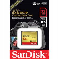 Karta pamięci SanDisk Extreme Compact Flash 32GB UDMA 7 120 MB/s