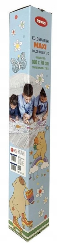 Kolorowanka podłogowa Kapibara 50x70cm