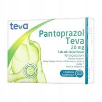 Pantoprazol Teva 0,02g - 14 tabletek