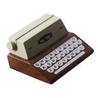 Drewniana maszyna do pisania Mini wahadło w starym stylu
