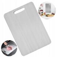 Нержавеющая сталь 33x23 см разделочная доска для мяса рыбы экологичная