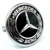 Mercedes emblemat znaczek logo 45 mm przód czarne