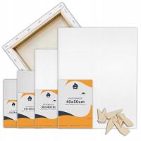 Płótno Malarskie Zestaw 40x50 30x40 24x30 18x24 Podobrazie Do Malowania