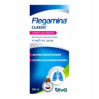 Flegamina Classic o smaku malinowym 4 mg/ 5 ml, syrop, 200 ml Od 7 lat