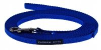 Pazurem Szyte smycz linka treningowa 10mm 1cm granatowa małego psa pp