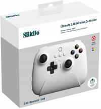 Беспроводная проводная панель 8bitdo Ultimate 2.4 G Controller Hall Effect Edition White