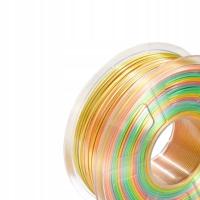 FILAMENT DO DRUKARKI 3D SILK PLA+ 1.75MM 1000G 1KG RAINBOW 01