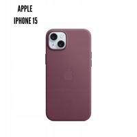 Plecki Apple do Apple iphone 15 bordowy