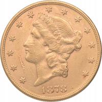 20 Dolarów 1878 - Oryginał (5-6)