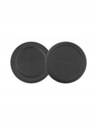 Zestaw dekielków Calumet na body i obiektyw - Micro 4/3 Mount