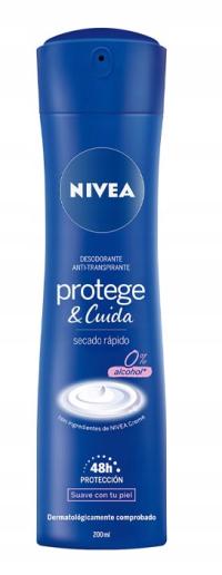 Nivea Protect & Care Dezodorant w Sprayu antyperspirant 200 ml