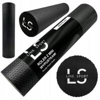 WAŁEK DO MASAŻU ROLLER Z WYPUSTKAMI ANTYCELLULITOWY MASAŻER LINE SPORT 60CM