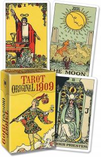 KARTY DO GRY TAROTA ZESTAW KLASYCZNYCH KART TAROT ORIGINAL 1909 MINI 78 SZT