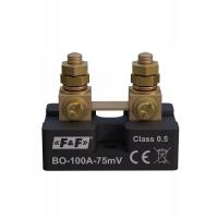 Bocznik prądowy 100A do licznika LE-01DC typ: BO-100-75 F&F