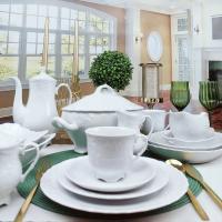 ĆMIELÓW ROCOCO 0001 SERWIS OBIADOWY I KAWOWY 84 CZĘŚCI NA 12 OSÓB POLSKI