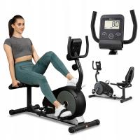 Rower Magnetyczny Leżący Poziomy Treningowy Stacjonarny Regulowany Domowy