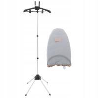 Zestaw Parownica SKŁADANA do odzieży z regulowanym stojakiem do suszenia i deską do prasowania