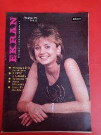 Ekran nr 35/1985, 1 września 1985, Iwona Kubicz, Cyndi Lauper Milewska