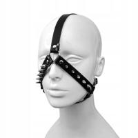 maska bdsm bondage z kolcami kolce erotyczna nity