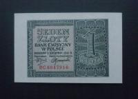 1 zł 1941 rok stan UNC