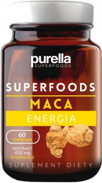 Suplement diety Maca na energię i wytrzymałość Purella Superfoods 60 kaps