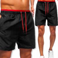 Kąpielówki męskie Cottonik czarne spodenki poliester szybkoschnące