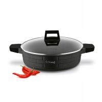 Patelnia tradycyjna Starke Pro Brick Marble 28 cm non-stick