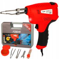 LUTOWNICA TRANSFORMATOROWA 200W REGULACJA 3 TRYBY 500°C GROT CYNA WALIZKA